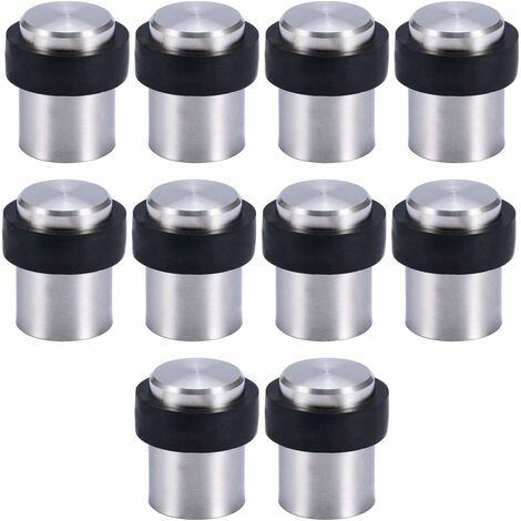 10 X Butoir de Porte de Sol 4.5 cm en Acier Inox Arrêt de Porte Butoir Bloque Porte-READCLY (1/5)