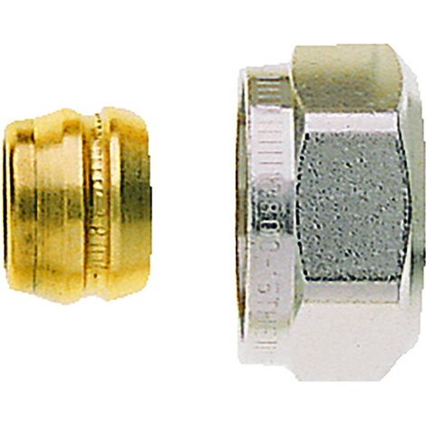 IMI Heimeier Klemmverschraubung vernickelt für Kupfer- und Stahlrohr 12mm und G 3/4 Außengewinde (1/2)
