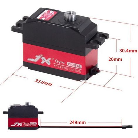 25G 180° Hohlmetallgetriebe-Digitalservomotor für ferngesteuerte Autos, Boote und Drohnen. (1/5)