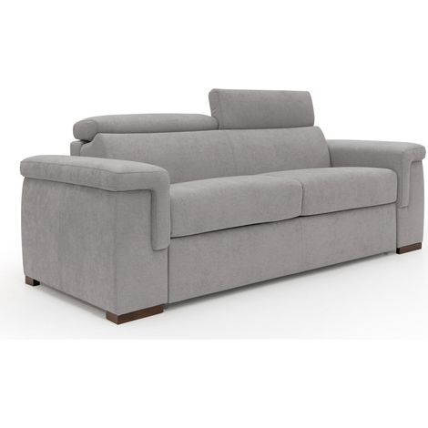 Giunone Divano letto mat. H18 240 cm (mat. 160x197 cm) grigio chiaro
