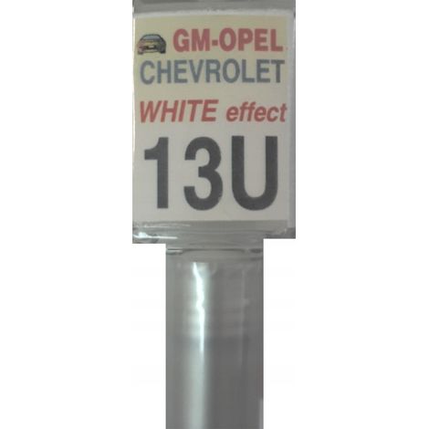 Peinture de retouche pour Chevrolet Opel GM 13U blanche, réparation des rayures, 10 ml ARA (1/5)