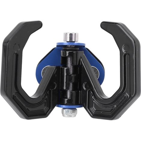 Crochet de suspension multifonctionnel en alliage d'aluminium pour moto, scooter électrique, sac à dos, casque et autres bagages (bleu) (1/5)