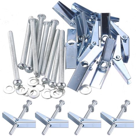 Lot de 10 chevilles à bascule M4x50 pour cloisons sèches (1/5)