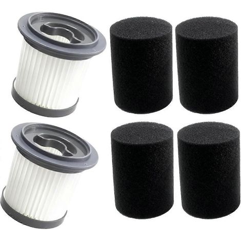 2er-Pack HEPA-Filter und 4er-Pack Schaumstofffilter für die Akku-Staubsauger AIRDIYA VG3, MHRMHR KP1108 und Bieiao (1/5)