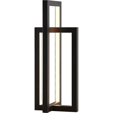 [GEBRAUCHT] B-Ware Lucande Tischleuchte Schreibtischlampe Led Hylda Schwarz Dimmbar Modern Wohnb0