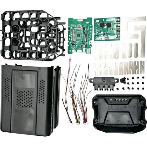Boîtier de Batterie de Remplacement, boîtier de Batterie 80V avec Circuit imprimé de sécurité pour Outils de Jardin, étui pour tondeuses (1/5)