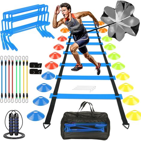 Football Training Kit with Storage Bag (Blue) (1/5)