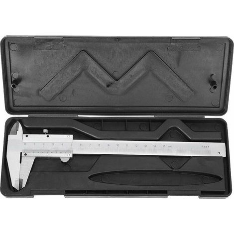 [NEVER USED] Vernier caliper, 0-150 mm / 0.02 mm High-precision measuring instrument made of carbon steel metal caliper with micrometer measuring device