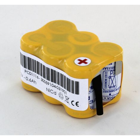 BATTERIE 7.2V 600MAH 6VE2/3A PC01116