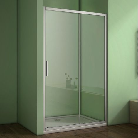 120x185cm Bad 2xPendeltür Duschkabine Duschabtrennung Dusche rechteckig (1/5)