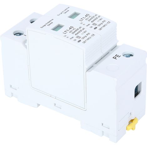 Dispositif de protection contre les surtensions, module d'arc blanc 2P LT140 40ka, appareils modulaires anti-foudre (1/5)