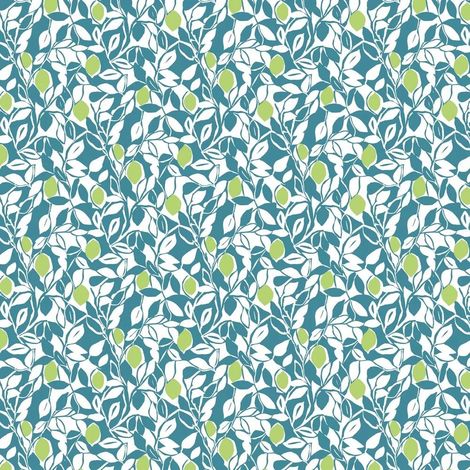 A Street Prints Fruit Leaves Teal Green Wallpaper Botanical Paste The Wall (1/4)