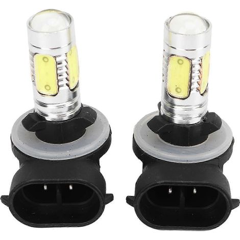 Ampoules LED COB 7,5 W pour feux antibrouillard, blanc 6 500 K, compatibles HID, pour voitures et camions, culot H27W/2 881 DRL RN WHBYV (1/4)