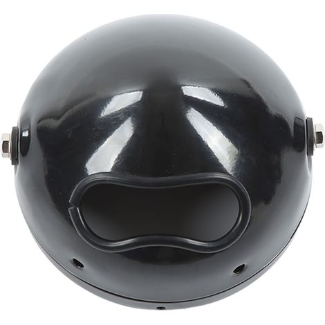 Support de phare moto LED 5,3 pouces noir mat, coque universelle rétro, fixation par support pour personnalisation (1/5)