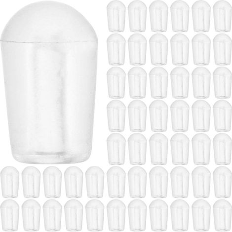 100 embouts de cintre en PVC : protections pour cintres avec trou intérieur de 2,5 mm - Embouts faciles à installer (1/3)