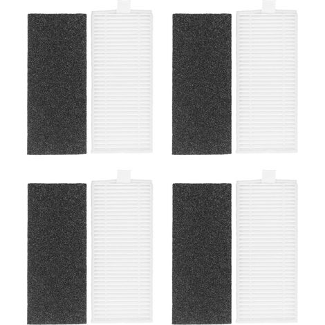 4 Pièces Filtre Écran Coton de Rechange pour Aspirateur Robot Lefant M200 M201 M501 M520 T700 (1/5)