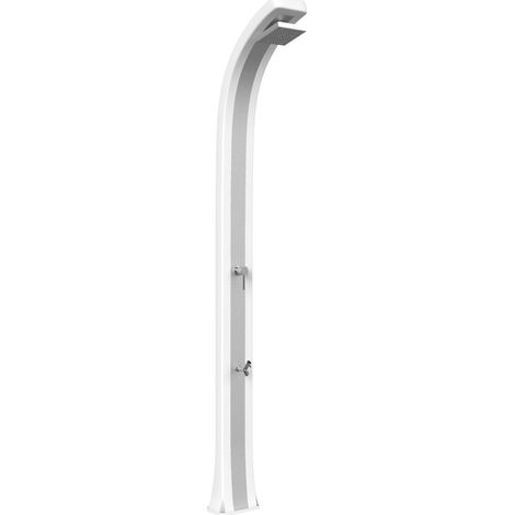 Doccia da Giardino Miscelatore e Lavapiedi Arkema Spring Plus Fascia Inox Bianco (1/5)