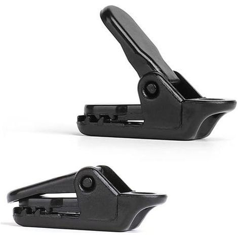 30 Pcs de clips de tente, clips de bâche, petits clips de support de bâche de type clip, clips d'auvent coupe-vent, clips d'auvent de camping, pinces crocodiles en plastique d'extérieur (1/5)