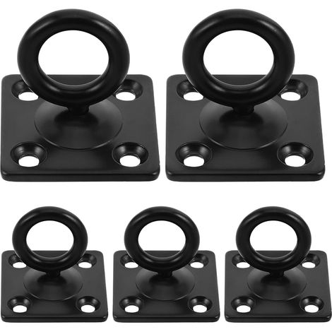 Lot de 5 crochets muraux et de plafond M6 en acier (1/5)