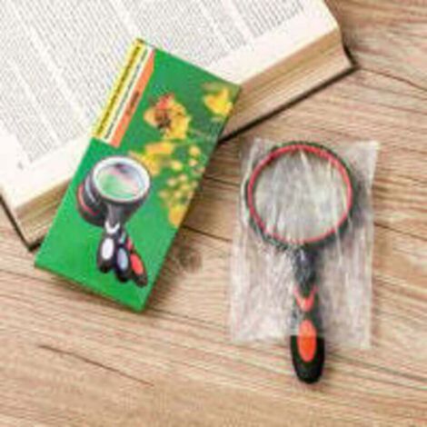 Grande loupe de lecture en verre pour livres scientifiques, journaux, lecture, insectes, passe-temps, observation de qualité supéri (1/4)