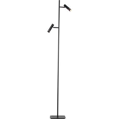 Lampadaire - noir - Volari - verre métal - Ø 157cm - LED - (1/5)