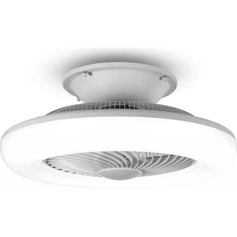 Ventilatore Soffitto Led Dimmerabile Smart Wi-Fi Con Telecomando E App Toya (1/5)