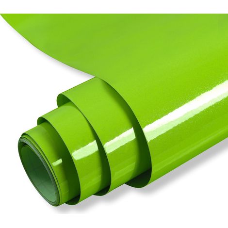 Carta parati adesiva pareti mobili impermeabile verde 60cm x 5m (1/5)