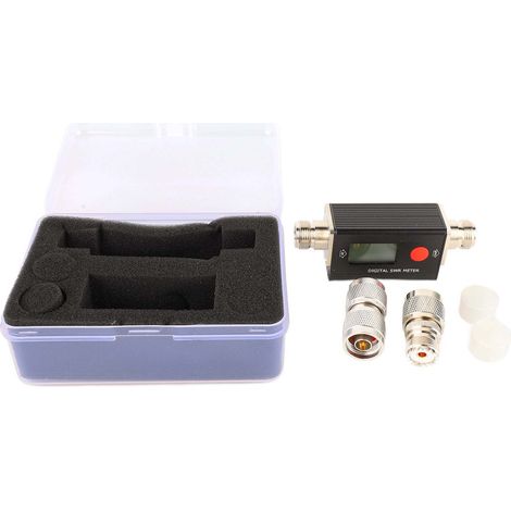 Mesureur TOS numérique grand écran rétroéclairé haute précision portable pour équipements radio fréquence large (1/5)