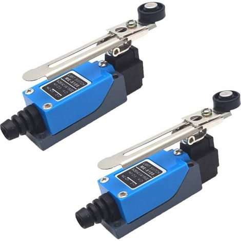Interrupteur Limiteur Mécanique 2PCS ME-8108 Bras Long Ajustable NC-NO pour CNC Mill Laser Plasma Router (1/5)