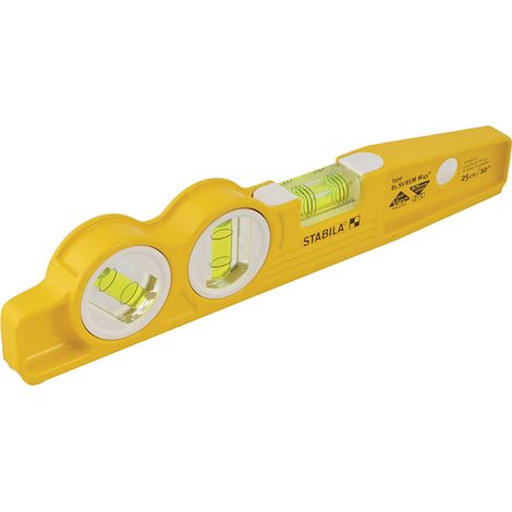 Stabila 16672 81 SV REM W45 Rare Earth Magnetic Torpedo Level 25cm Fixed STB81SVW45