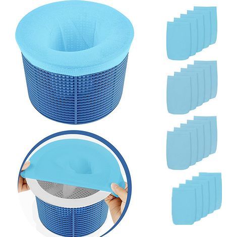 Packung mit 15 Poolskimmern, Filtersocken, ultrafeinmaschigen Poolskimmern (1/3)