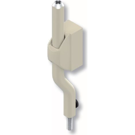 Embout de tringle dévoyée de 9mm DS5408 pour crémone pompier blanc RAL 9010 - LA CROISEE DS (1/2)