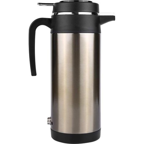 Bouilloire Électrique en acier inoxydable 1000ML 12V allume cigare bouilloire chauffante de voyage bouteille d'eau chauffante pour voiture (1/5)