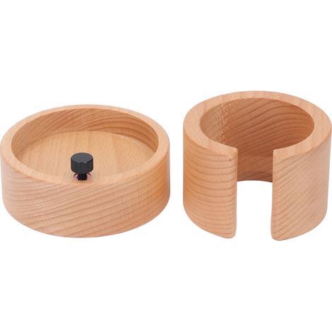 Support de porte-filtre à café antidérapant, artisanat raffiné, support de doseur en bois pour plusieurs Machines (1/5)