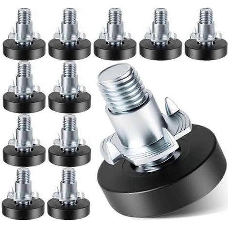 Pieds de nivellement pour meubles, niveleur réglable fileté 1/4 pouce - 20 UNC (1/5)