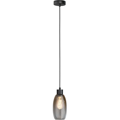 Lampe suspendue en verre Olive Ø 12,5cm - noir - 2430-05-02-12 (1/3)