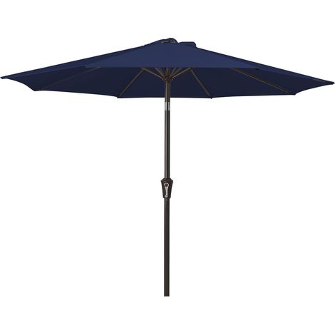 Parasol de Jardin Exterieur Inclinable avec Manivelle, 2.7m (1/5)