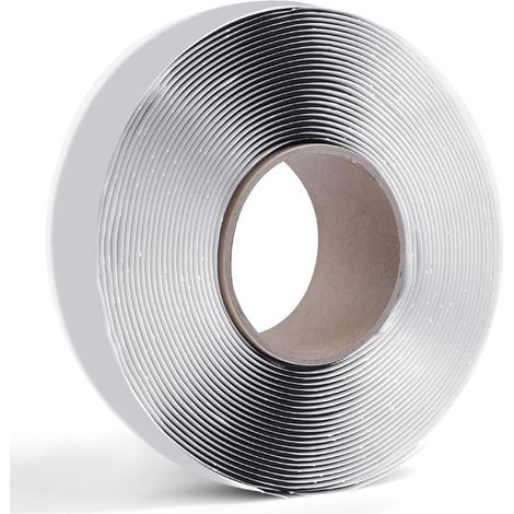 Ruban Butyle Sealant Tape, 2mm x 50mm x 10m Ruban d'étanchéité en caoutchouc étanche à l'eau pour les fuites, automobile camion fenêtre porte RV réparation pare-brise phares toit mastic (1/5)