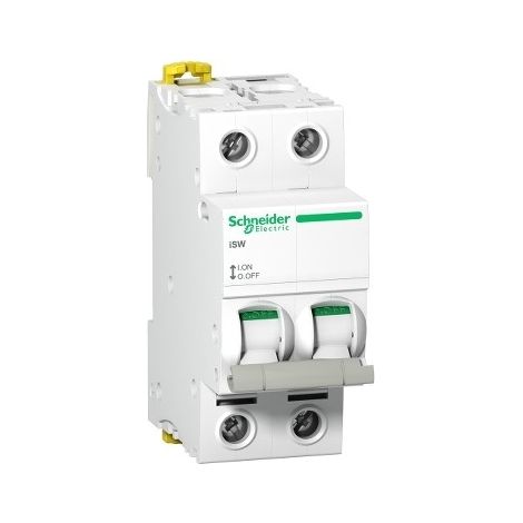 Schneider A9S65240 Acti9, iSW 2-pole 40A 415VAC switch-disconnector