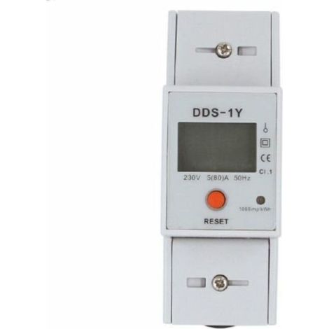 Energy consumption indicator, single-phase power data acquisition device, LCD power meter, RS485 communication electronic device, 10 x 3.65 (1/4)