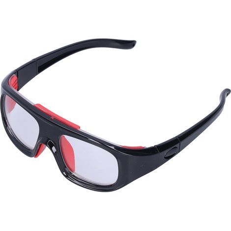 Explosionsgeschützte Sicherheitsbrille für Basketball und Fußball, Sport-Augenschutzbrille (Schwarz/Rot) (1/5)