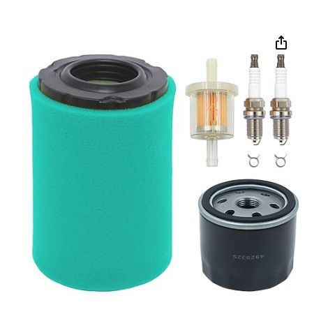 Kit filtre à huile 492932, filtre à air 594201 YTH24V48YTH18542 (1/4)