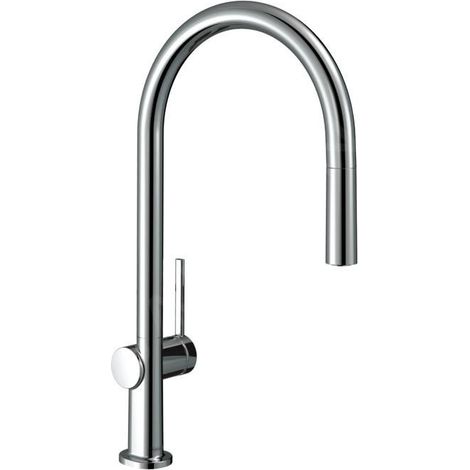 Hansgrohe M54 - Mitigeur d'évier Talis avec bec extractible, sBox, chrome 72803000 (1/5)