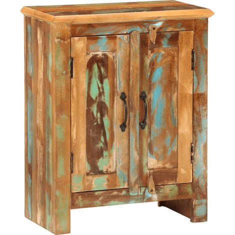 Sideboard mit 2 Türen 55x30x70 cm Altholz Massiv
