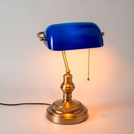 Lampada da tavolo vintage "BANQUERO" - E27