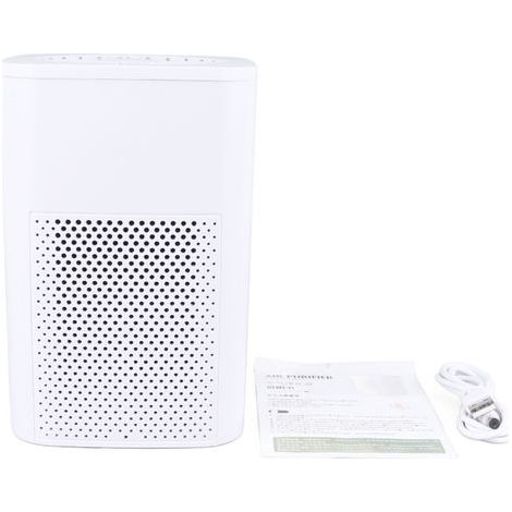 Purificateur d'air éliminant les odeurs de fumée secondaire, petit appareil de purification d'air pour chambre, bureau ou salon (1/5)