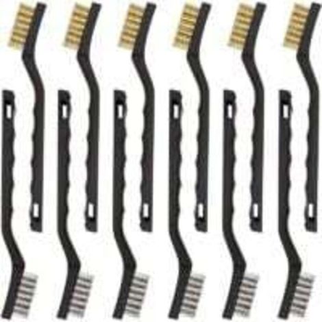2 Paar Motorkohlenbürsten, kompatibel mit Hitachi, kompatibel mit Makita, kompatibel mit Milwaukee, kompatibel mit Panasonic-Elektrowerkzeugen, 6,5 x 13,5 x 18 mm (1/4)