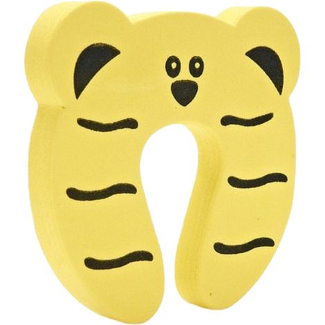 Lot de protections de porte bébé, haute élasticité, mignon, anti-pincement, facile à installer, arrêt-porte pour enfants, couleur aléatoire