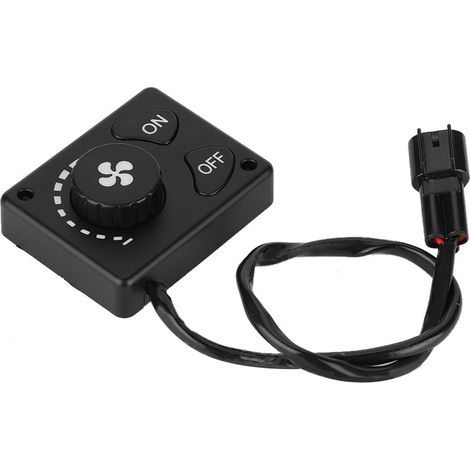 GARRYFIZH Commutateur de contrôleur de chauffage de stationnement DC 12 V/24 V, démarrage/arrêt de synchronisation, remplissage manuel de carburant, contrôleur, universel pour voiture diesel à air de 