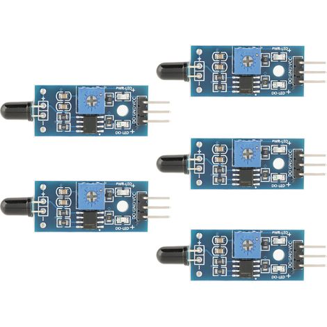 5 pcs IR Flame Sensor Module Detector Smartsense For Detecting Flame